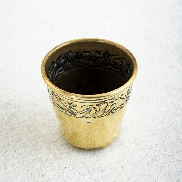 Petite Brass Cachepot