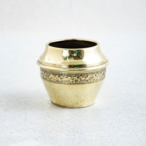 Petite Brass Cachepot