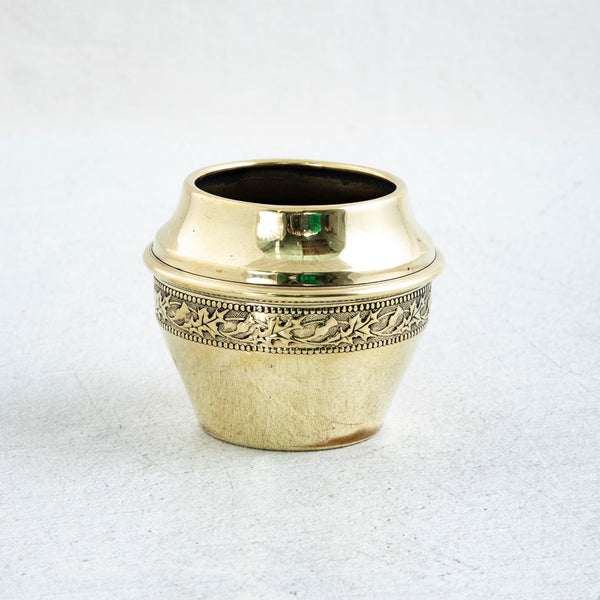 Petite Brass Cachepot