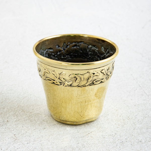 Petite Brass Cachepot