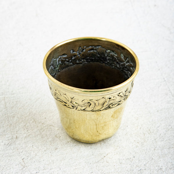 Petite Brass Cachepot