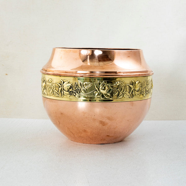 Copper and Brass Cachepot