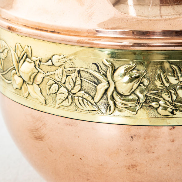 Copper and Brass Cachepot