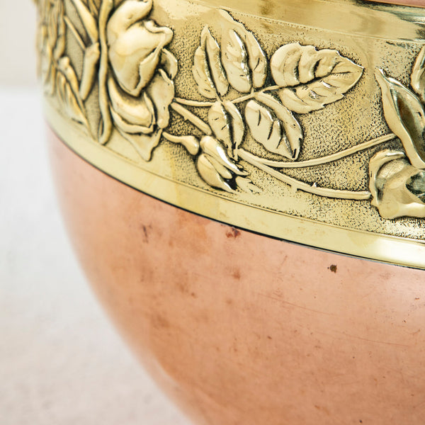 Copper and Brass Cachepot