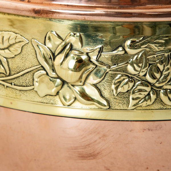 Copper and Brass Cachepot
