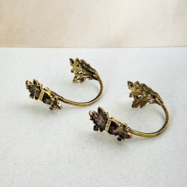 Pair of Large Bronze Hooks