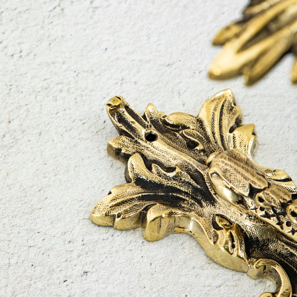 Pair of Large Bronze Hooks