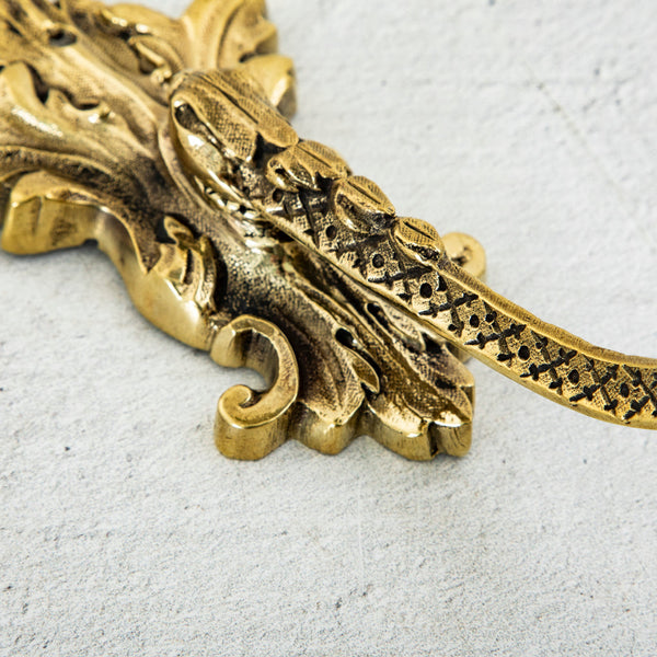 Pair of Large Bronze Hooks