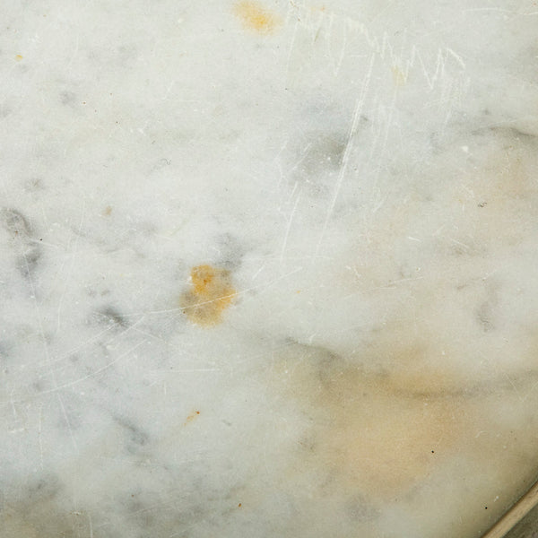 Iron and Marble Bistro Table