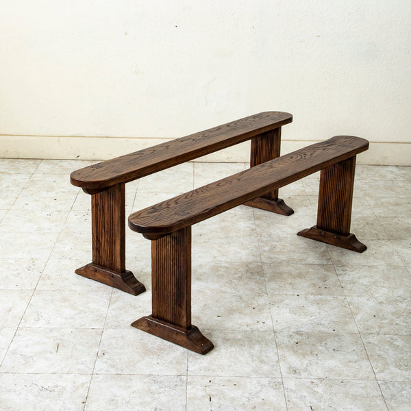 Pair of Oak Benches