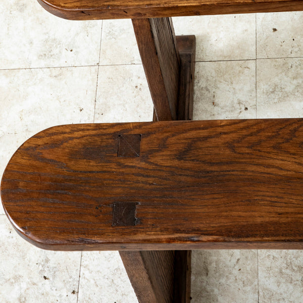 Pair of Oak Benches