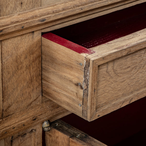 Oak Apothecary Cabinet