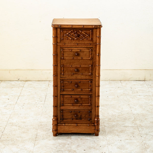 Faux Bamboo Chest of Drawers