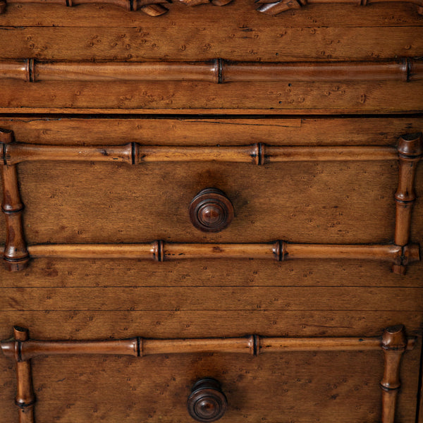 Faux Bamboo Chest of Drawers