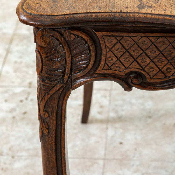 Hand Carved Side Table