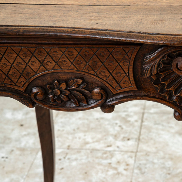 Hand Carved Side Table