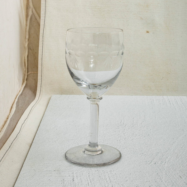 Set of Crystal Wine Glasses