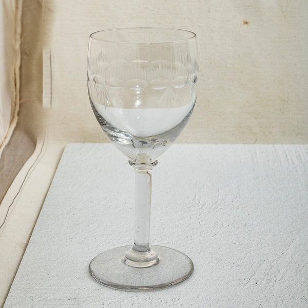 Set of Crystal Wine Glasses