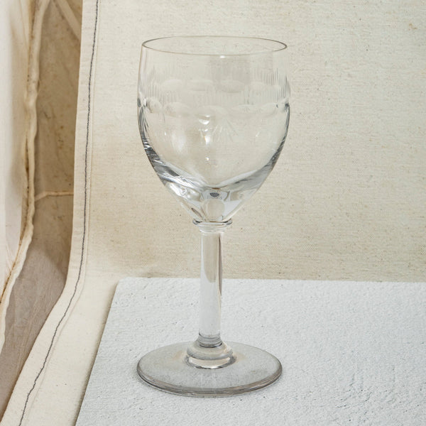 Set of Crystal Wine Glasses