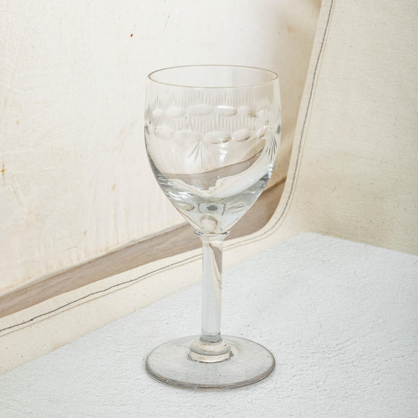 Set of Crystal Wine Glasses
