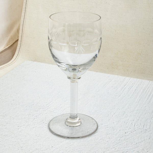 Set of Crystal Wine Glasses