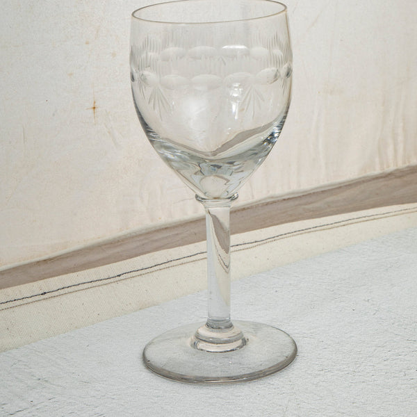 Set of Crystal Wine Glasses