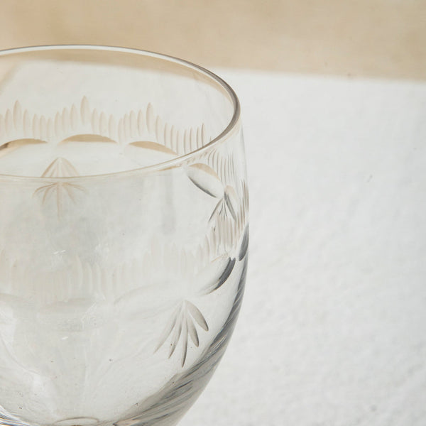 Set of Crystal Wine Glasses