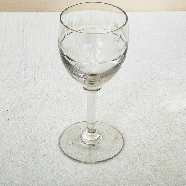 Set of Crystal Wine Glasses