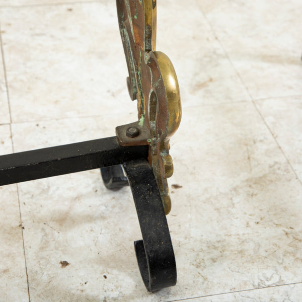 Fleur de Lys Andirons