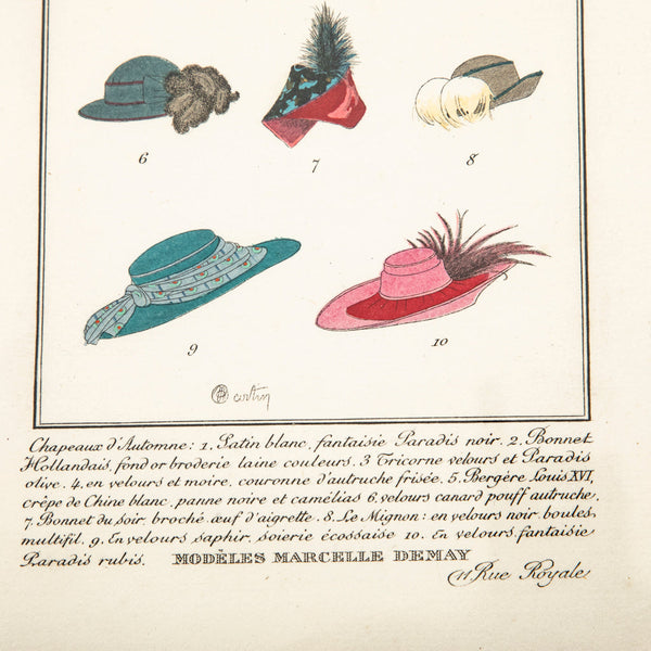 Watercolored Fashion Engraving