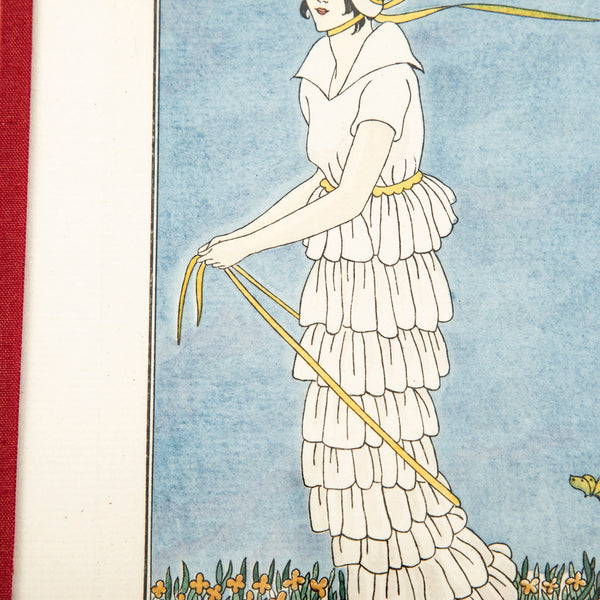 Watercolored Fashion Engraving