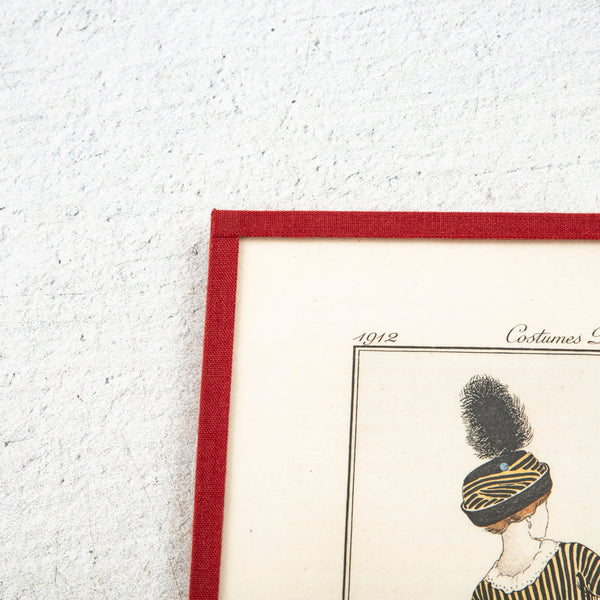 Watercolored Fashion Engraving