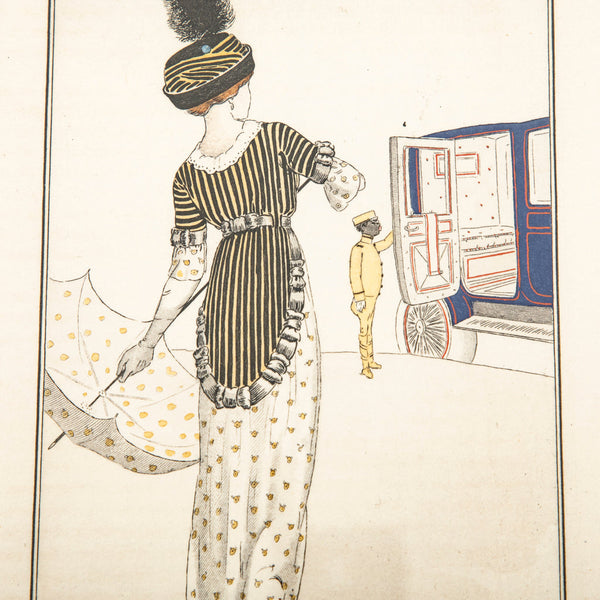 Watercolored Fashion Engraving