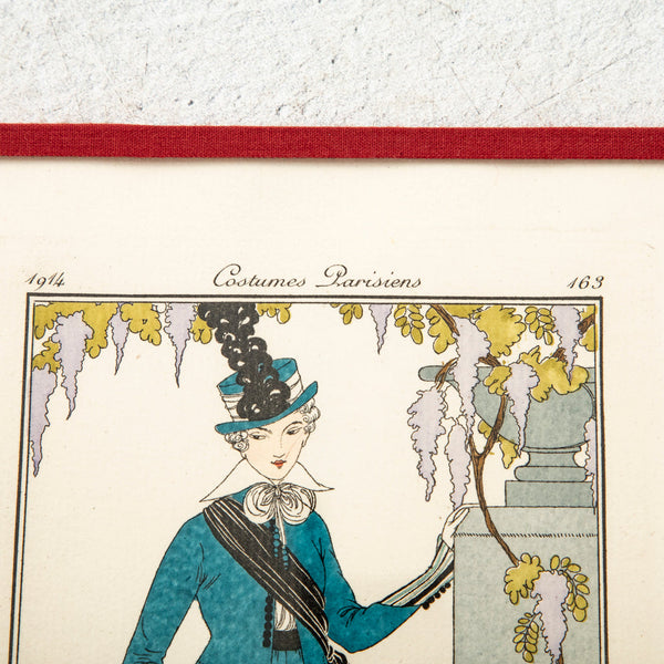 Watercolored Fashion Engraving