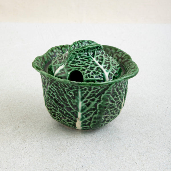 Majolica Cabbage Dish