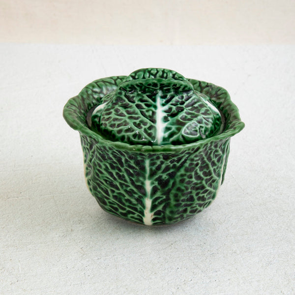 Majolica Cabbage Dish