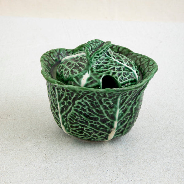 Majolica Cabbage Dish