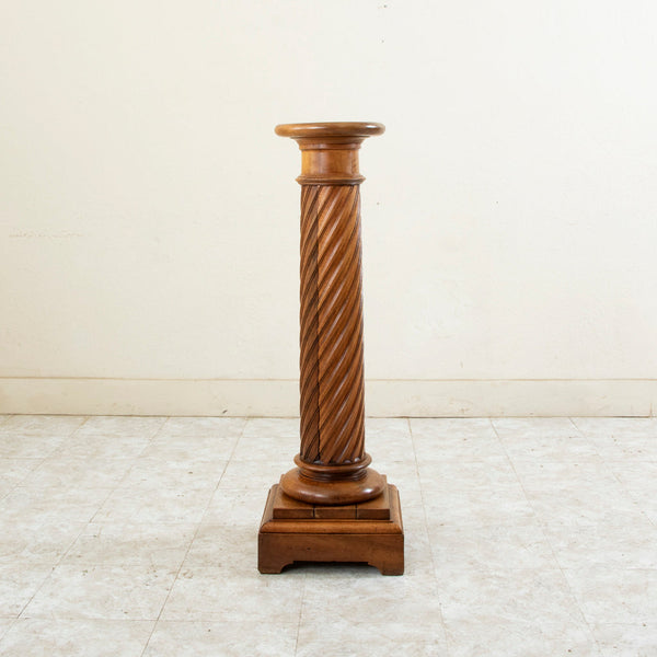 Walnut Pedestal