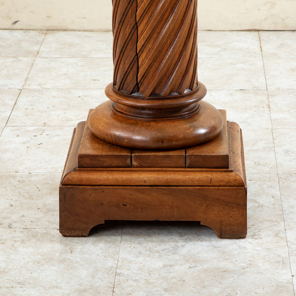 Walnut Pedestal