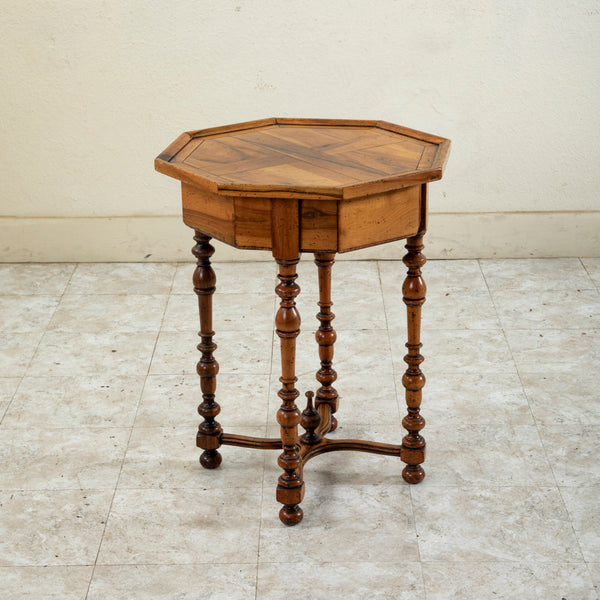 Walnut Octagonal Table