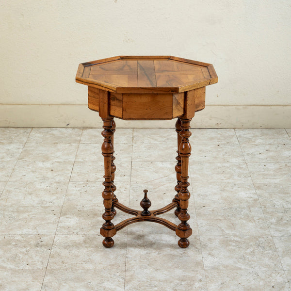 Walnut Octagonal Table
