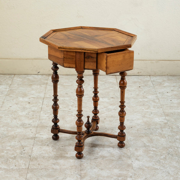 Walnut Octagonal Table