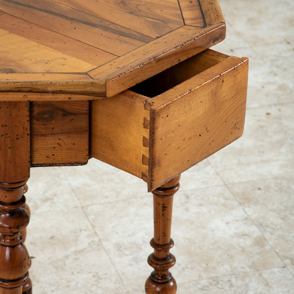 Walnut Octagonal Table