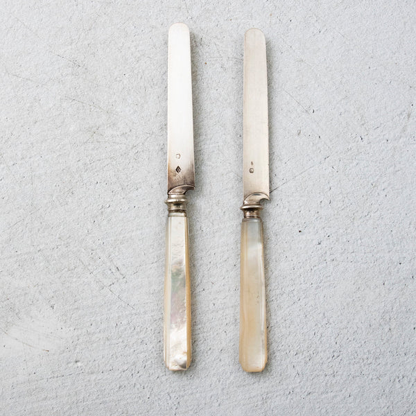 Napoleon III Silver Knife Set