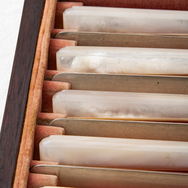 Napoleon III Silver Knife Set