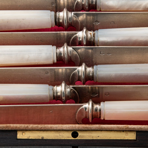 Napoleon III Silver Knife Set