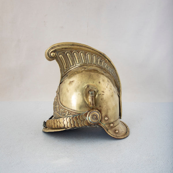 Brass Fireman's Helmet