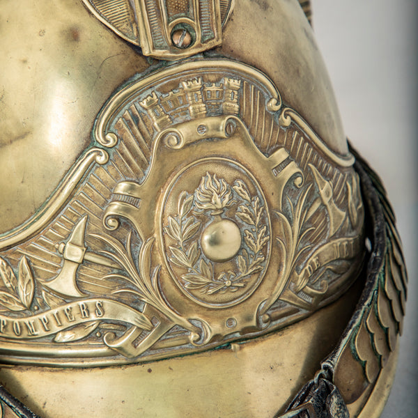 Brass Fireman's Helmet