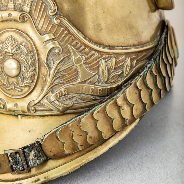 Brass Fireman's Helmet