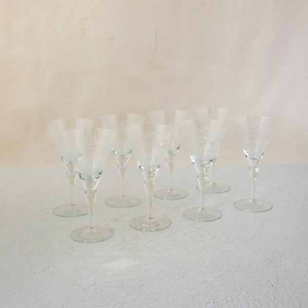 Set of Crystal Coupes